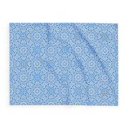 Cozy Arctic Fleece Blanket with Floral Pattern