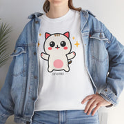 Cute Cat Printed Unisex Heavy Cotton Tee