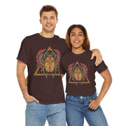 Bohemian Graphic Unisex Heavy Cotton Tee – Vintage Beetle Design
