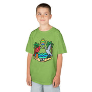 Tropical Birds Kids Tee - Fun Wildlife Design for Summer Adventures