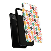Colorful Diamond Pattern Google Pixel Phone Case - Tough Cases