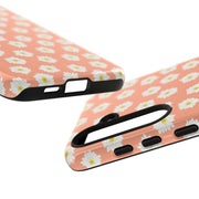 Daisy Pattern Tough Samsung Galaxy Phone Case - Floral Design for Stylish Protection