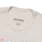 Cute Cat Devotion Unisex Short Sleeve Tee - Fun & Playful T-Shirt for Cat Lovers