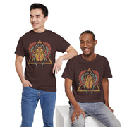Bohemian Graphic Unisex Heavy Cotton Tee – Vintage Beetle Design