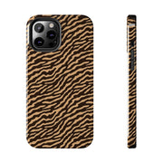 Wild Tiger Print Tough Phone Case – Durable Protection for Adventurers