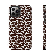 Giraffe Print Tough Phone Case - Stylish & Durable Protection for Animal Lovers