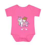 Adorable Princess Unicorn Baby Bodysuit - Cute Infant Outfit for Girls