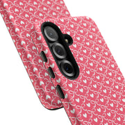 Cute Heart Pattern Samsung Galaxy Phone Case - Tough Protection for Everyday Use