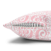 Inspirational Love Pillowcase - Soft Spun Polyester Square Cushion with Heart Design