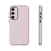 Stylish Samsung Galaxy Phone Case with Pink Ribbon Design