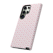 Stylish Samsung Galaxy Phone Case with Pink Ribbon Design