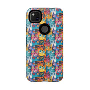 Colorful Cat Google Pixel Phone Case - Tough Cases for Pet Lovers