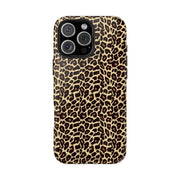 Leopard Print Tough Phone Case - Stylish & Durable Protection for Your Device