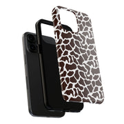 Giraffe Print Tough Phone Case - Stylish & Durable Protection for Animal Lovers