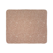 Cozy Floral Fleece Sherpa Blanket - Perfect for Home Décor & Gifting