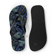 Tropical Leaf Flip Flops | Summer Beach Sandals for Vacation