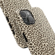 Leopard Print Tough Phone Case - Stylish & Durable Protection