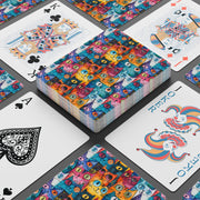Colorful Cat-Themed Poker Playing Cards - Fun Card Game for Cat Lovers