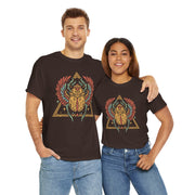 Bohemian Graphic Unisex Heavy Cotton Tee – Vintage Beetle Design