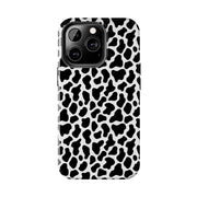 Stylish Cow Print Tough Phone Case - Durable Protection for Animal Lovers