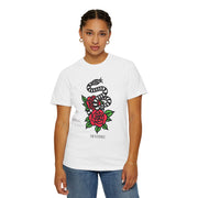 Devotree Snake & Roses Unisex Garment-Dyed T-Shirt