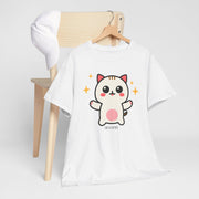 Cute Cat Printed Unisex Heavy Cotton Tee