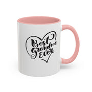 Best Grandma Ever Accent Coffee Mug - Perfect Gift for Mother's Day and Grandparent Celebrations
