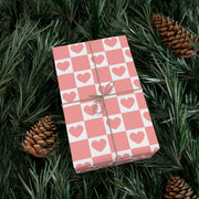 Charming Heart Pattern Gift Wrap Papers - Perfect for Valentine’s Day & Special Occasions