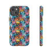 Playful Cat iPhone Case - Tough & Colorful Design