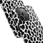 Stylish Cow Print Tough Phone Case - Durable Protection for Animal Lovers