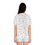 Whimsical Butterfly Women's Short Pajama Set - Cozy & Colorful Sleepwear