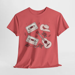 Retro Music Unisex Heavy Cotton Tee