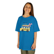 Back to School Kids Tee - Fun Green Cotton T-Shirt
