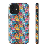 Playful Cat iPhone Case - Tough & Colorful Design