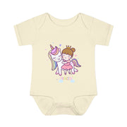 Adorable Princess Unicorn Baby Bodysuit - Cute Infant Outfit for Girls