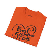 Best Grandma Ever Unisex Softstyle T-Shirt - Perfect Gift for Grandparents