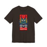 Merge Graphic Unisex Jersey Tee - Bold Skull & Monster Design