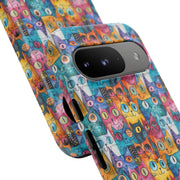 Colorful Cat Google Pixel Phone Case - Tough Cases for Pet Lovers