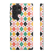 Colorful Hearts Samsung Galaxy Phone Case - Stylish Tough Cases for Everyday Protection