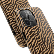 Wild Tiger Print Tough Phone Case – Durable Protection for Adventurers