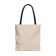Elegant Floral Pattern Tote Bag - Eco-Friendly Shopping Bag for All Occasions