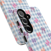 Cute Bow Pattern Tough Samsung Galaxy Phone Case - Stylish Protective Cover for Everyday Use