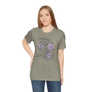 Floral Snake Unisex Jersey Tee - Stylish Graphic T-Shirt for Nature Lovers