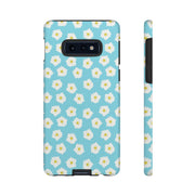 Floral Tough Samsung Galaxy Phone Case - Daisy Design for Summer Vibes