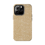 Stylish Tough Phone Case with Trendy Giraffe Pattern