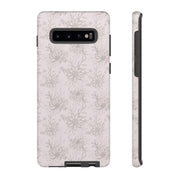 Floral Tough Samsung Galaxy Phone Case - Durable Design for Nature Lovers