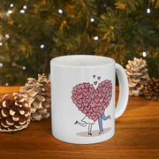 Whimsical Tree Hugger Ceramic Mug - 11oz & 15oz