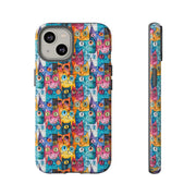 Playful Cat iPhone Case - Tough & Colorful Design