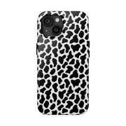 Stylish Cow Print Tough Phone Case - Durable Protection for Animal Lovers