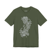 Eco-Friendly Nature Art Unisex Jersey Tee - Botanical Design
